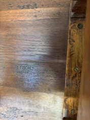 Aesthetic Movement Side Table by C. Fischer Amsterdam, 1900s.